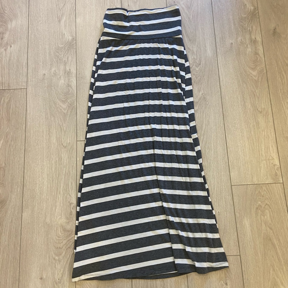 Striped Maxi Skirt